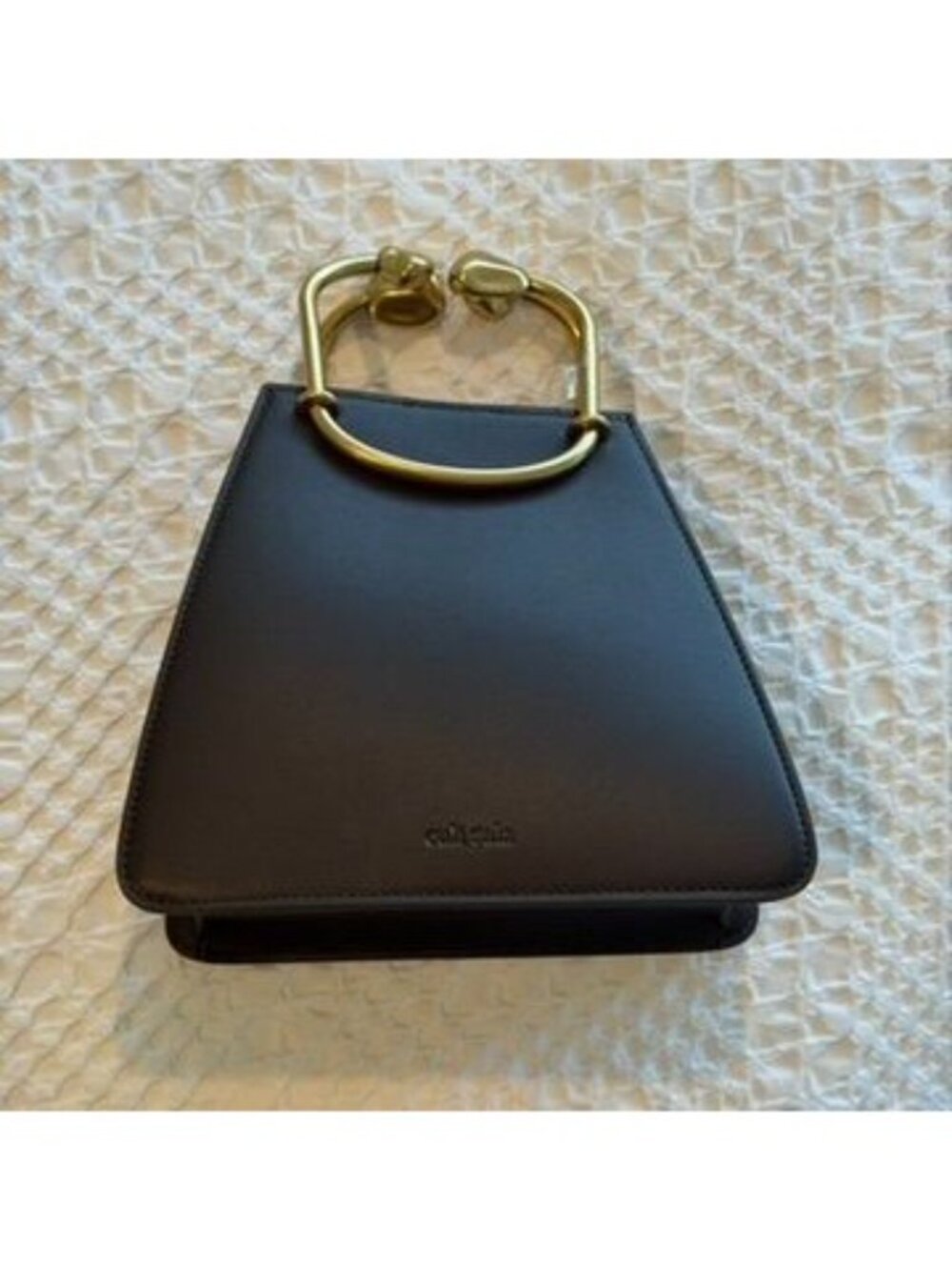CULT GAIA Smooth Leather Maxine Sculptural Mini Bag NWT - Picture 2 of 7